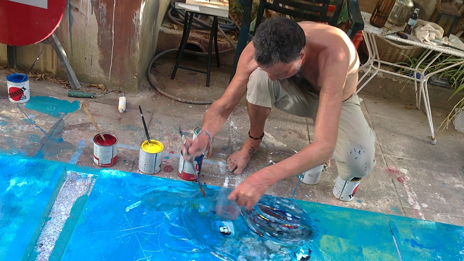 Toni Amengual en el atelier